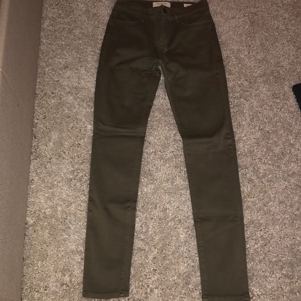 Green jeans from pacsun